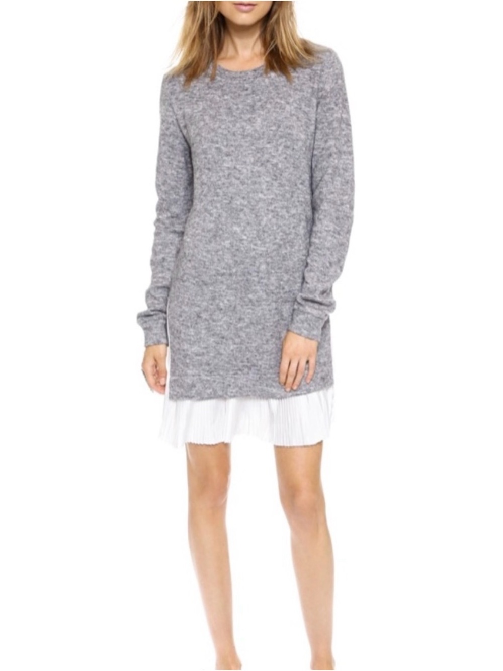 Clu Too Pleated Sweater Dress